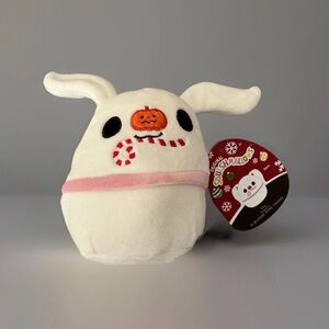 Squishmallows 8" Zero Nightmare Before Christmas Candy Cane Ghost Dog NWT Disney